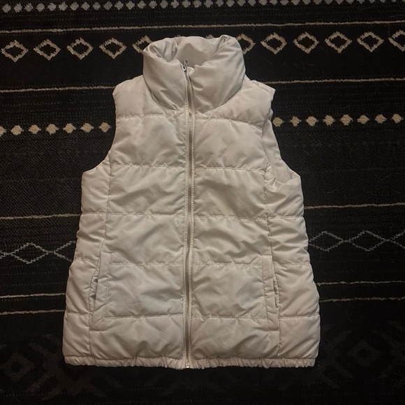 Old Navy Cream Puffer Vest - Picture 1 of 3